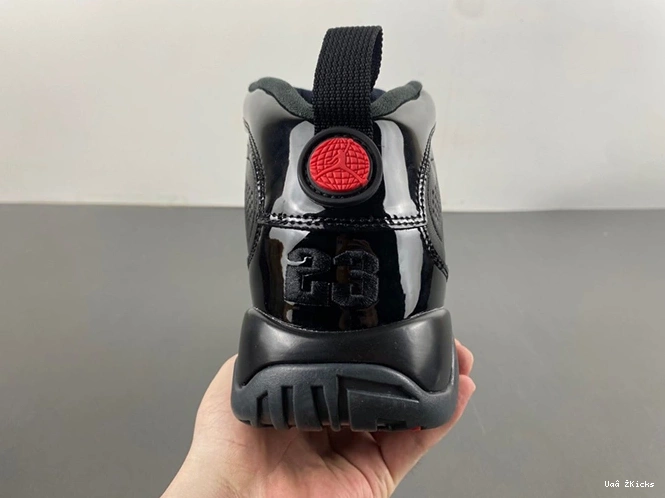  9 Patent Jordan Classic 652 Retro Bred 302370- 8023 0814